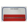 An Easy Reader dyslexia reading aid showing how the slot in the ruler keeps the focus on a single line of text